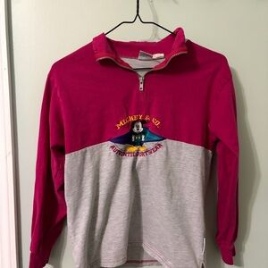 Vintage Mickey & Co Sportswear half zip shirt! Vintage Disney